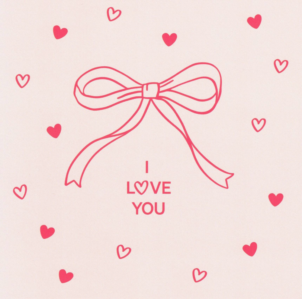 Greetings Card, I Love You