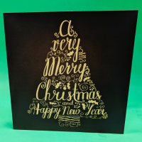 Christmas Card | Christmas Gift | The Floral Box Darlington - We'll add your special message to this Christmas card and place it into an envelope to go with your gift. The card is 15cm x 15cm. Local Florist in Darlington