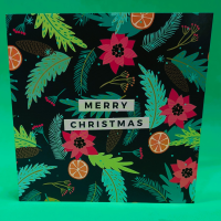 Christmas Card | Christmas Gift | The Floral Box Darlington - We'll add your special message to this Christmas card and place it into an envelope to go with your gift. The card is 15cm x 15cm. Local Florist in Darlington