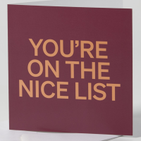 Christmas Card | Christmas Gift | The Floral Box Darlington - We'll add your special message to this Christmas card and place it into an envelope to go with your gift. The card is 15cm x 15cm. Local Florist in Darlington