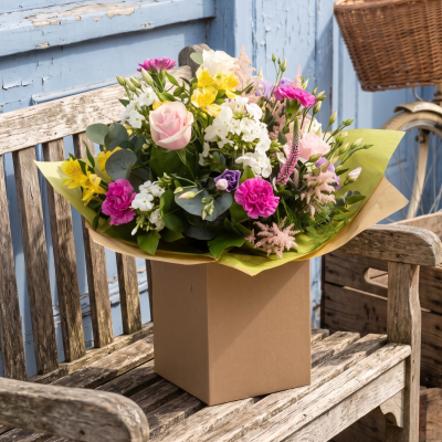 Heritage Hidden Treasure | Florist Choice | The Floral Box Darlington - Discover The Heritage Hidden Treasure. A lush, garden-inspired florist choice bouquet full of rustic charm. Hand-crafted and delivered locally in Darlington.