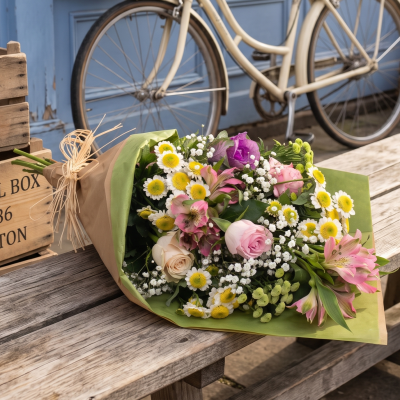 Heritage Wrap of Loveliness | Loose Stems | The Floral Box Darlington - Treat them to The Heritage Wrap of Loveliness. Fresh, loose florist choice stems ready to arrange at home. Hand-picked and delivered locally in Darlington.